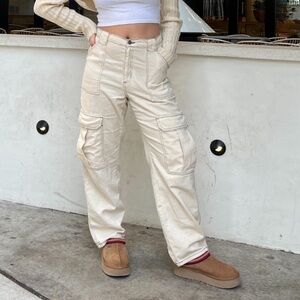 Garage Cream Cargo Pants